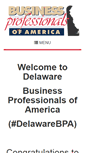 Mobile Screenshot of delawarebpa.org